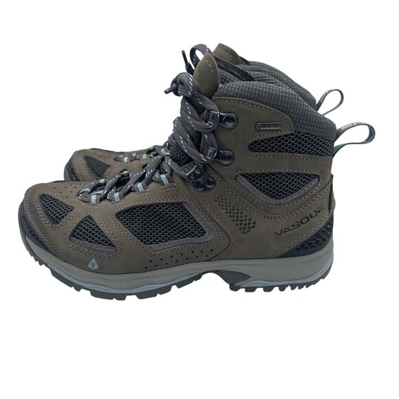 Vasque Breeze III GTX Waterproof Vibram Leather Hiking Boots Brown Womens 9 Wide - Picture 1 of 8